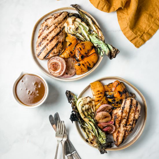 chicken with mango chutney dressing