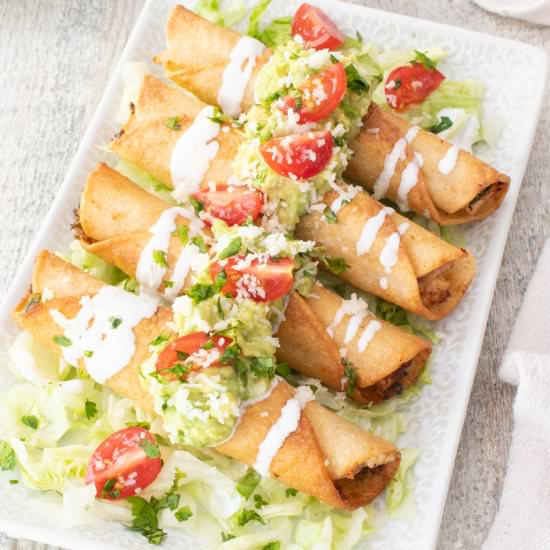 Cheesy Chicken Taquitos