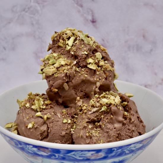 No churn chocolate ice cream