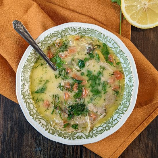 Homemade Georgian Chicken Soup