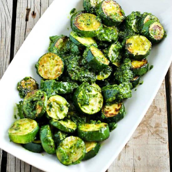 Zucchini with Pesto