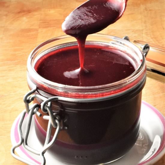 Blackberry Sauce (Low Sugar)