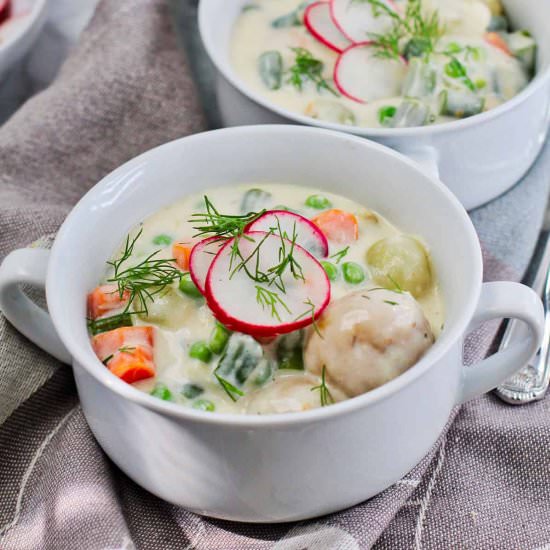 Finnish Summer Soup (Kesakeitto)