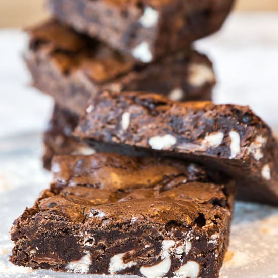 Triple Chocolate Brownies