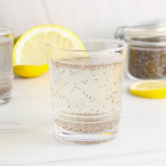 Lemon Chia Seed Water