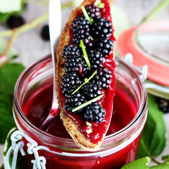 Blackberry Rosemary Curd