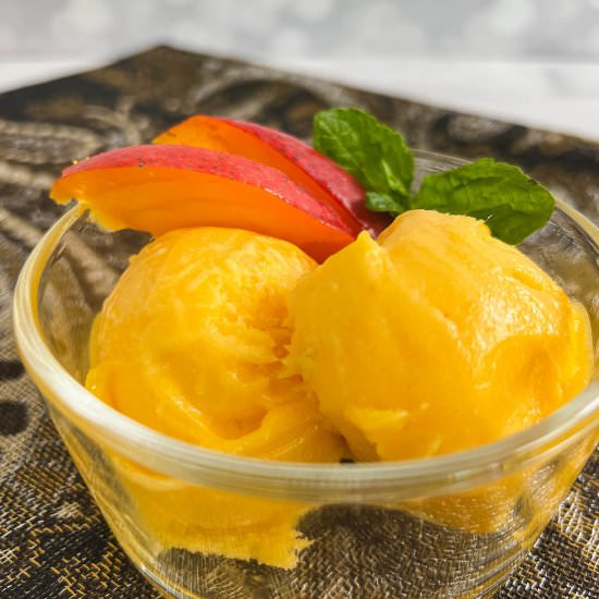 Mango Sorbet (Dairy-Free)