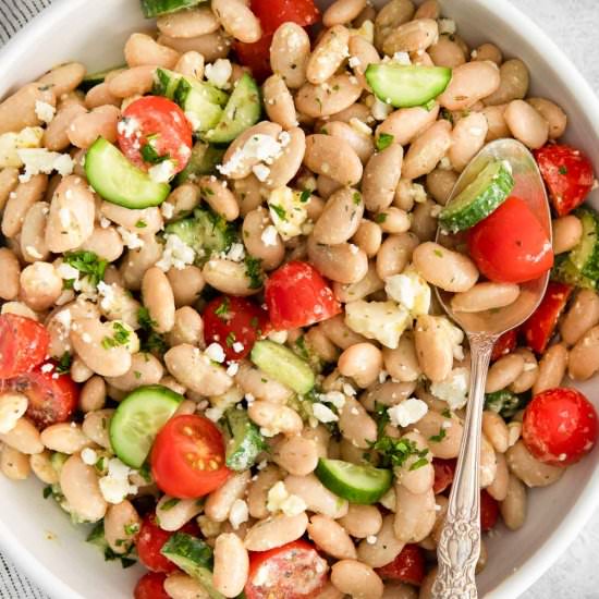 Mediterranean White Bean Salad