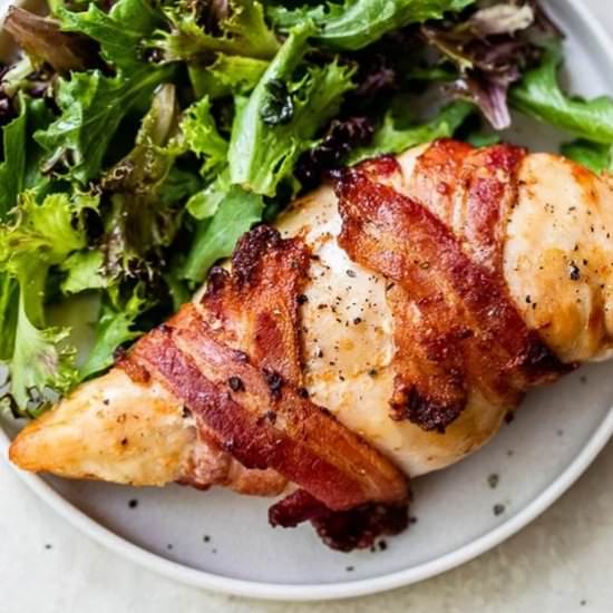 Bacon-Wrapped Air Fryer Chicken