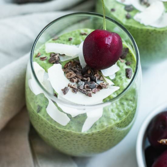Matcha Chia Pudding