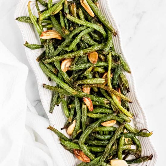 Grilled Garlic Green Beans