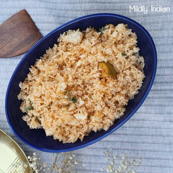 Pickle masala rice