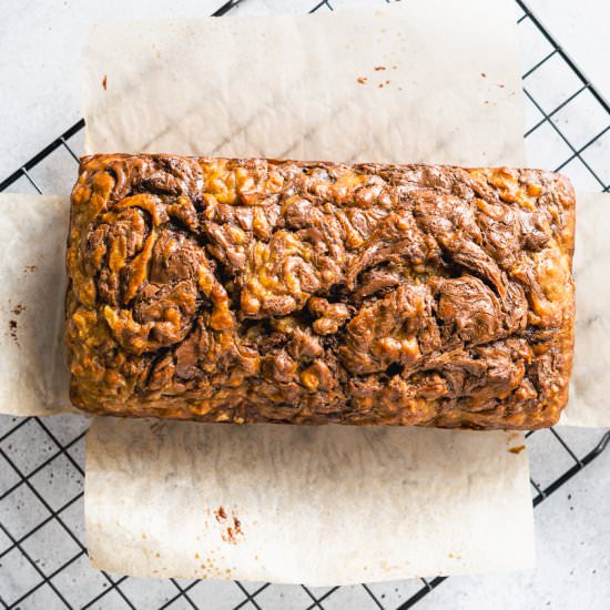 Nutella Banana Bread