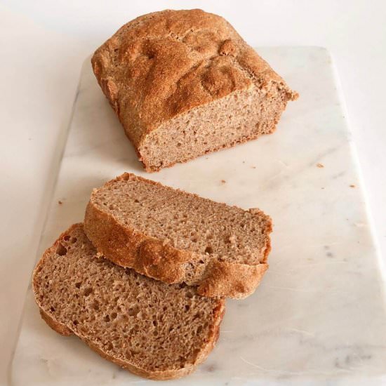 No-Knead Whole Wheat Bread