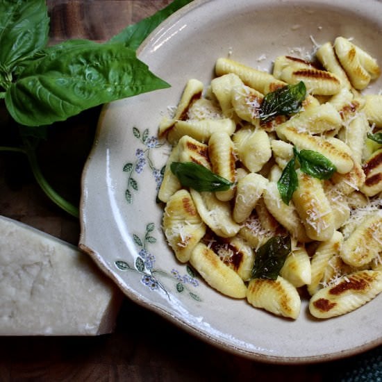 Simple & Delicious Buttered Gnocchi
