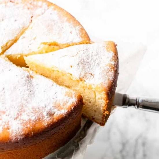 Orange greek yogurt cake