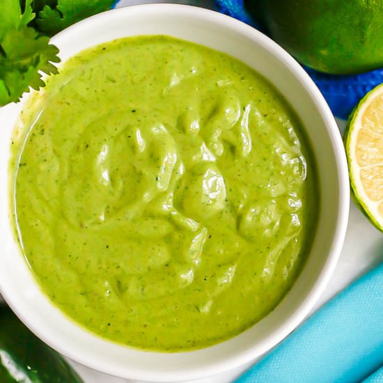 Creamy Cilantro Lime Dressing