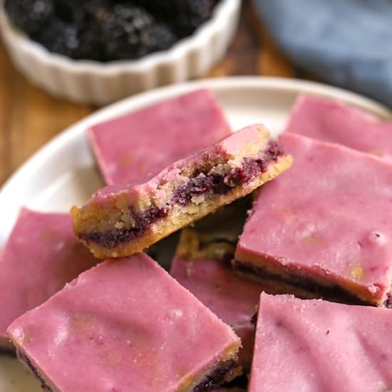 Paleo Blackberry Pop Tart Bars