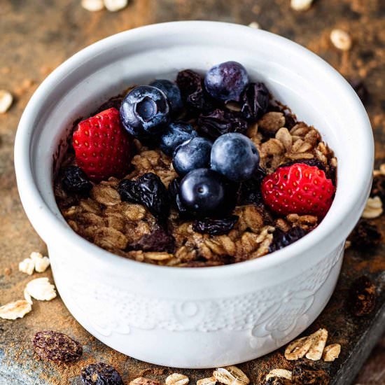 Single Serving Baked Oatmeal