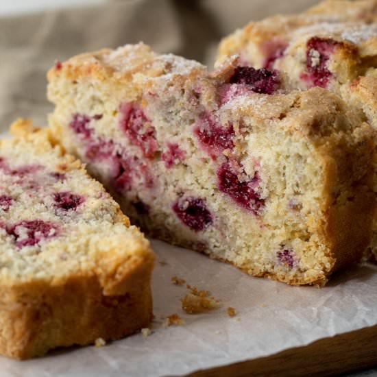 Raspberry and White Chocolate Loaf