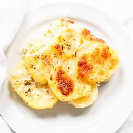 Buttermilk potato gratin