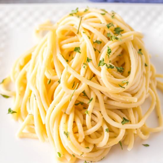 Lemon Garlic Butter Pasta