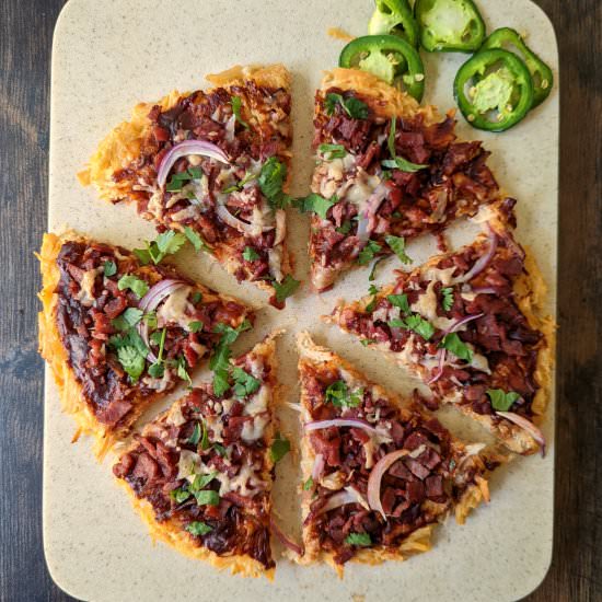 BBQ Chicken Crust Pizza
