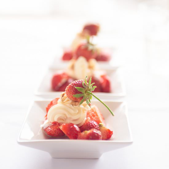 Strawberries and Cream Cheese