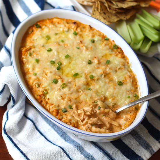 Buffalo Chicken Dip ~ Greek Yogurt