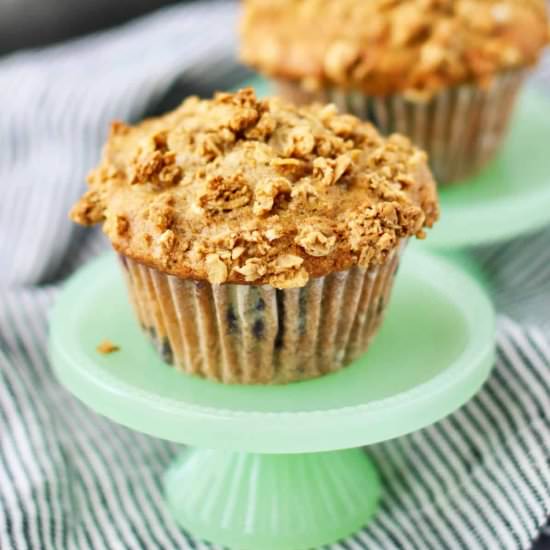 Blueberry Granola Muffins
