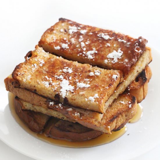 Vegan French Toast Sticks (GF/AF)