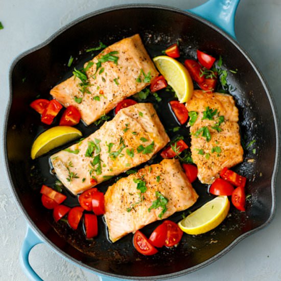 Pan Fried Salmon Trout