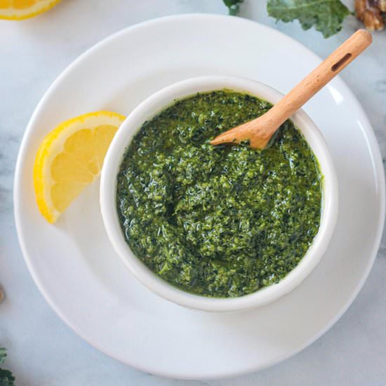 Kale Walnut Pesto
