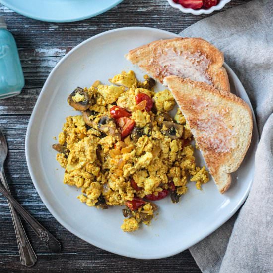 Tofu Veggie Scramble