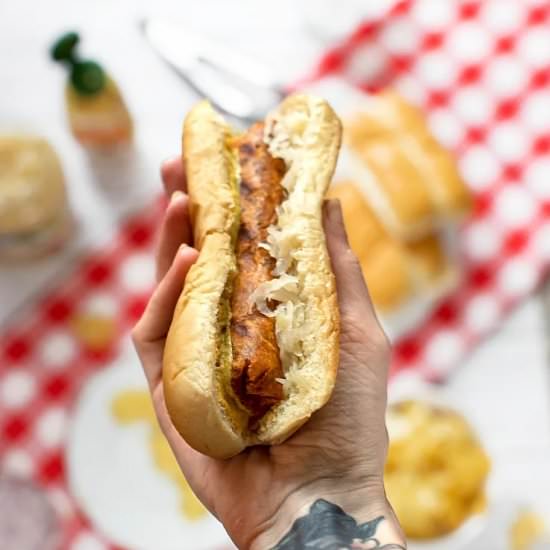 Homemade Vegan Hot Dogs (GF, Too!)