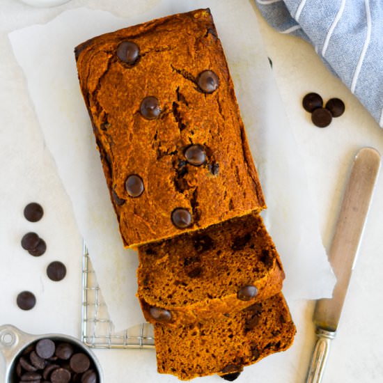 Greek Yogurt Pumpkin Bread