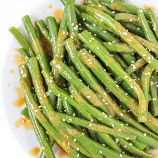 Miso-Glazed Green Beans