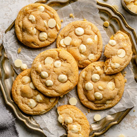 Lemon White Chocolate Cookies