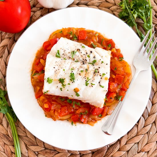 Spanish Cod with Vegetables