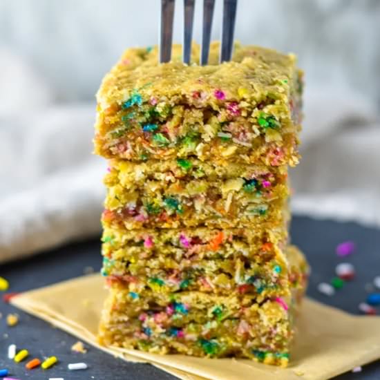 Funfetti Oat Bars