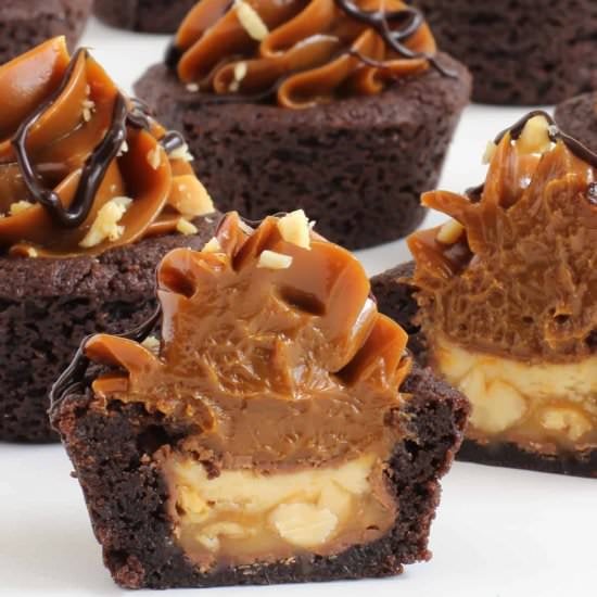 Snickers Cookie Cups