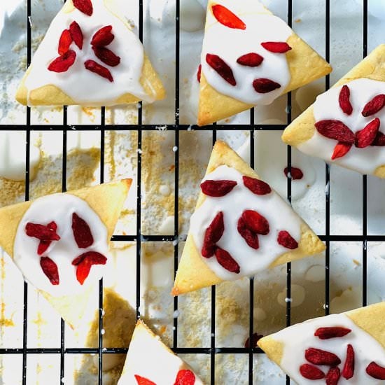 Lemon + Goji Berry Shortbreads