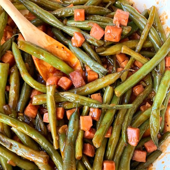BBQ Smothered Green Beans
