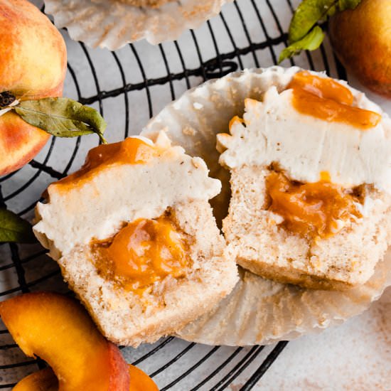 Peach Cupcakes