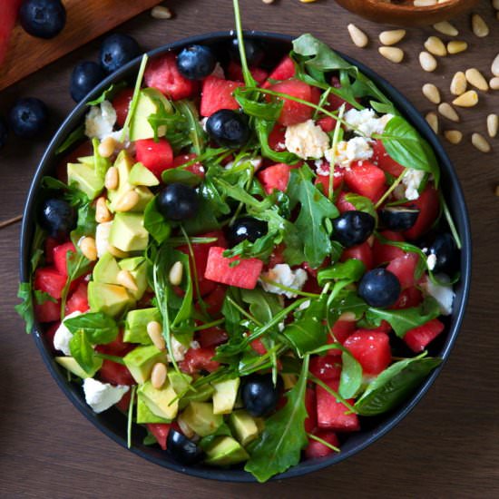 Watermelon Salad With Basil