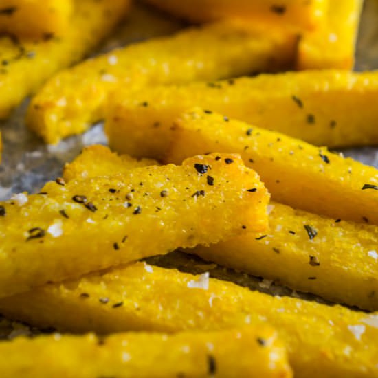 Easy Air Fryer Polenta Chips/Fries