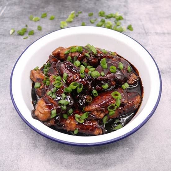 Soy Braised Chicken Wings