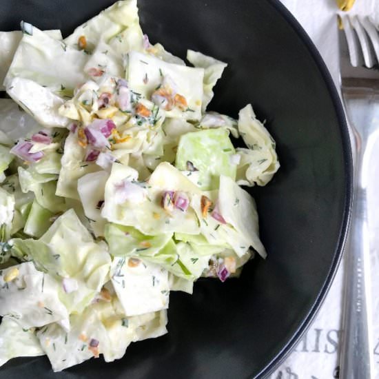 Conehead Cabbage Salad