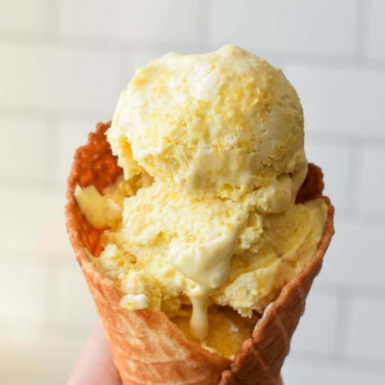 Easy No-Churn Corn Ice Cream
