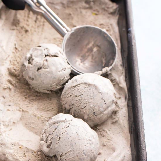 Black Sesame Ice Cream
